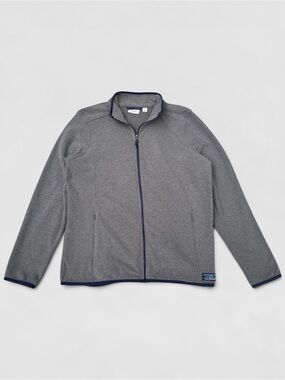 L.L.Bean Women’s Grey Lightweight Fleece Full Zip Recycled Polyester Jacket
